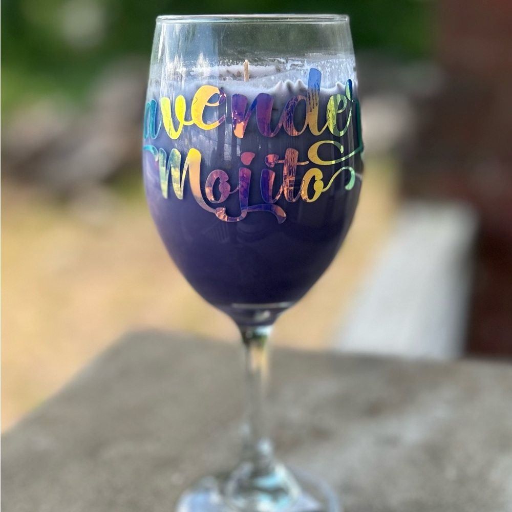 🛍️SALE🛍️ Lavender Mojito cocktail candle 12 ounces